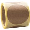 MD Labels MDlabels - Adesivi decorativi per regali, 47 mm, 100 pezzi, colore: marrone naturale