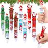SOETDERT Set di Penne a Sfera di Natale per Bambini, Regalo per Forniture Scolastiche, Studenti, Cancelleria (C)