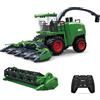 Fisca Mietitrebbia Telecomandata, Trattore RC da Agricoltura 2,4 Hz, Giocattolo con Luce e Spray per Bambini