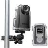 Brinno BCC300-C - Kit video Timelapse - Telecamera TLC300 1080P FHD HDR, schermo LCD IPS, custodia protettiva classe IPX4, morsetto di fissaggio