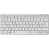 Generico Tastiera Bluetooth Wireless 78 Tasti, Silenziosa e Ultra Sottile, Compatibile con PC, Laptop, Tablet, Smartphone e Smart TV - Design Portatile (Bianco)