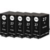 Supply Guy cartucce per stampante compatibili con Epson 27 XL nere adatte per WF3600 WF3620 WF3640 WF7110 WF7210 WF7600 WF7610 WF7615 WF7620 WF7700 WF7710 WF7715 WF7720 (5 cartucce)