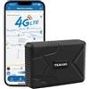 TKMARS GPS Tracker per Auto,10000mAh Localizzatore GPS con Forte Magnete con APP Senza Abbonamento Posizionamento in Tempo Reale Dispositivo Antifurto per Veicolo Auto Moto Camion Tracker TK915