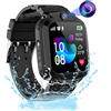 Puhiuyoi GPS Smartwatch Bambini, Orologio Smartwatch Bambini GPS Telefono per Ragazzo e Ragazza, IP68 Impermeabile Orologio Bambino Cellulare SOS Giochi Voce Chat Sveglia Regalo per Bambino 3-12 Anni