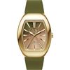 ICE-WATCH - ICE boliday women dome steel Olive green metal - Orologio oro da Donna con Cinturino in silicone - 025176 (Small)