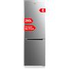 NILSON Frigorífico Combi 2 Puertas Inox NC185600ENFX. Capacidad 293 Litros, No Frost, Multi AirFlow, Puerta Reversible, Bajo Nivel Sonoro, Eficiencia Energética Clase E
