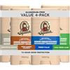 Dr. Squatch Deodorante naturale per uomo - per uomo antiodore senza alluminio - Birchwood Breeze, Cool Fresh Aloe, Fresh Falls, Wood Barrel Bourbon (confezione da 4)