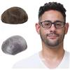 Lordhair Protesi Capelli Uomo, Pelle Super Sottile da 0,06 mm Tutti Protesi con loop a V Parrucca da Uomo per Sistema Capillare da 20x25 CM Protesi Dimensione Della Base