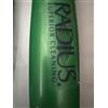 RADIUS - Spazzolino da denti originale, grande, senza BPA, approvato da ADA (Associazione Dentistisca Americana), mano destra, spazzolino verde con custodia verde