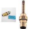 GROHE Elemento Termostatico 1/2 Pollici per Automatic 2000 E Eurotrend 47450000 + Grohe 45869000 Pezzo di Ricambio per Valvola Superiore Miscelatore, 1/2 Pollici, Cromo