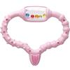 Curaprox Baby Anello Da Dentizione | Per Neonati Da 0 a 24 Mesi | Allevia Il Fastidio Della Dentizione E Stimola Le Capacità Motorie | Senza BPA |Rosa| Con Spazzolino Didattico |Prodotto in Svizzera