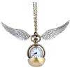HS86 Harry Potter Quidditch Collana boccino d'oro Pendente Gioielli Regalo