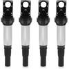 Fraylis 4x Bobine di accensione 12137575010 compatibili con 1er 3er F20 F21 M-i-n-i Berlingo C3 C4 C5 DS3 DS4 DS5 2008 5008 207 208 308 508 Partner RCZ 1.4L 1.6L 2006 12138616153