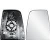 LONGLING Ricambio sinistro lato conducente specchietto retrovisore esterno grande vetro superiore riscaldato con piastra posteriore vetro specchio per Ford Transit V363 2014-2025