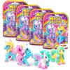 CRAZE Magic PONYS Set da 4 - Unicorni Giocattolo per Bambine dai 3 Anni con Accessori e Tattoos - Pony da Collezione, Idea Regalo Creativa e Divertente