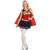 Ciao Super Hero Girl Wonder Angel costume travestimento ragazza donna adulto (Taglia unica 40-42)
