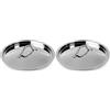 Lagostina Every - Coperchio, Accessorio per Pentole e Preparazione Cucina, Acciaio inox 18/10, Argento, 24 cm (Confezione da 2)
