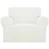 Easy-Going Stretch Oversized Chair Sofa Slipcover 1-Piece Couch Sofa Cover Furniture Protector Soft with Elastic Bottom for Kids Spandex Jacquard Fabric Small Checks Cream