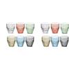 Guzzini - Tiffany, Set di 12 Bicchieri Bassi in Materiale Plastico - Multicolore, 27 x 9,5 x h16 cm | 350 cc - 22570252