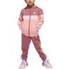 adidas Tuta da Bambina Tiberio 3-Stripes Colorblock Fleece Rosa Taglia 4-5 A Codice IY1811