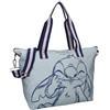 mybagstory Borsa da donna grande capacità - borsa per lo shopping leggera e impermeabile - poliestere resistente - borsa da spiaggia - shopping giornaliero - con cinghie e tracolla rimovibile, Stitch
