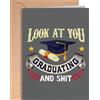 Greeting Cards for Everyone Biglietto Laurea - Biglietto Auguri Laurea Uomo o Donna Originali - Bigliettini Auguri Diploma Maturità - Regali per la Laurea Donna - Congratulazioni Esame Di - NUM 7