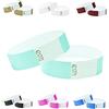 J&R Braccialetti Tyvek, 1,9 cm, confezione da 100, braccialetti di carta, usati per eventi, discoteche, parchi acquatici ecc. -, Aqua