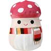 Squishmallows 19 cm Malcolm il fungo con sciarpa