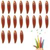 COSORO 20 Pezzi Giocattolo Fionda da Dito Cacca,Slingshot Cacca Giocattolo in Gomma Elastici Stretch per Bambini,Divertente Giocattoli Volo Regali per Feste di Compleanno Pasqua e Natale