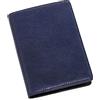 Maruse Custodia per Passaporto per Uomo e Donna - Porta Passaporto 100% Vera Pelle Pieno Fiore - Interamente Fatto a Mano da Esperti Artigiani in Italia - per Riporre le tue Carte - Blue Navy