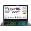 acer Notebook Aspire Ryzen5 7530u CPU 6Core, fino a 4,5 GHz, RAM 8 Gb LPDDR4 4266 MHz, SSD PCIe NVMe 512Gb, FHD 15,6 IPS, Tastiera Retroilluminata, Fingerprint, Win11Pro, preconfigurato