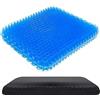 feyiubmen Cuscino naturale per schienale e cuscino relax a causa della decompressione gel ortopedico/seduta pieghevole per sedie a rotelle/autosufficiente/sedie da ufficio con dimensioni 42 x 36 x 4