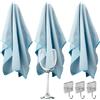VOSSOT 3 Panni per Lucidare Vetro in Microfibra, 40*70cm, Blu
