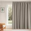 PONY DANCE Tenda Oscurante da Interno con Fettuccia Metodi di Sospensione Multipli Tende Termiche Camera da Letto Moderna Divisione della Stanza 1 Pezzo L300 x A245 cm, Sabbia