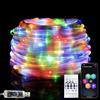 Artrastar - Catena di luci LED per esterni, 20 m, 200 LED, RGB, interno, tubo luminoso esterno colorato, USB con telecomando, controllo tramite app, sincronizzazione con musica, timer, IP65, per