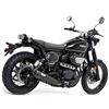 ARROW MARMITTA OMOLOGATA REBEL NICHROM DARK YAMAHA SCR 950 '17/20 CON FOND.ALLUMINIO NERO PER RACCORDO ARROW E COLL.ORIGINALI