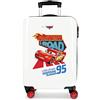 Disney , Trolley Rigido Cabina Cars Good Mood Boys, Bianco (White), 55 centimeters
