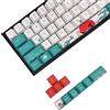 SDYZ Custom Keycaps-Keycaps 60 Percent, Suitable for GK61/GK64/RK61/Anne/GH60 /ALT61 Mechanical Keyboards, 71 Key Set, OEM Profile PBT Key caps (Coral Sea)