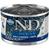 FARMINA N&D Oceean Dog Puppy Codfish, pumpkin 140g