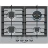 Bosch Serie 6 PCH6A5I90 Piano Cottura a Gas 60cm 4 Fornelli Acciaio Inox da Incasso