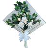 DRW Bouquet di fiori per cimitero bouquet di fiori artificiali per mettere in vaso vaso vaso o sopra sepoltura 73x63x20 cm (Dalias te)