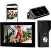 Honmidatek Videocitofono Connesso 2 fili, 7 Pollici Touch Monitor, 1080p, Audio Bidirezionale, Citofono con Sblocco Remoto, Rilevamento Umano,Visione Notturna