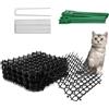 Ompinda - Tappetino deterrente per gatti, confezione da 12, 20,3 x 15,2 cm, barriera repellente per gatti con punte, tappetino per mobili da interni o piante, recinzione da giardino all'aperto