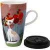 Goebel Tazza artistica con coperchio L'estate in giardino Rosina Wachtmeister