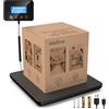 Mefine Bilancia Pesa Pacchi Digitale 200kg,Bilancia Postale Professionale con Funzione Mantieni Tara, Bilancia Pacchi di Precisione con Display LCD da Parete, per Magazzini, Bagagli & E-commerce