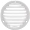 ABOUT VENT Ø 100mm Griglia di Ventilazione in Acciaio Bianco con Zanzariera - Griglie di Aerazione in Metallo