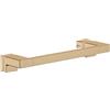 hansgrohe AddStoris - Maniglia per porta doccia, maniglione per doccia, portasciugamani bagno, fissaggio nascosto, accessori bagno, bronzo spazzolato, 41759140
