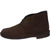 Clarks Desert Boot, Stivaletti Bassi con Lacci Unisex-Adulto, Brown Sde, 40 EU