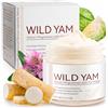 Datival Crema Di Igname Selvatico, Wild Yam Cream, Crema Di Igname Selvatico Biologica, Crema Viso Antirughe, Yam Cream for Women, Crema Idratante per il Viso, per Pelli Normali,Pelle secca O Sensibili