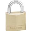 Master Lock 130EURD Lucchetto con Chiavi in Ottone, Oro, 4.9 x 3 x 1.2 cm